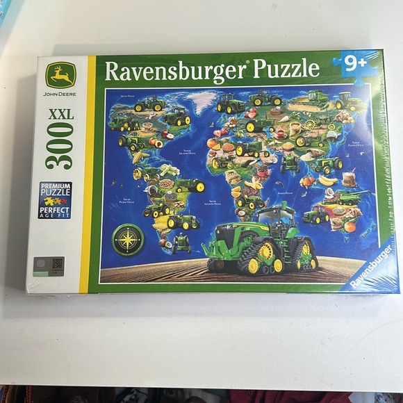 THREE PUZZLES WORLD CITIES PUZZLE, THE GOLDEN GIRLS PUZZLE, JOHN DEERE PUZZLE - Picture 5 of 13